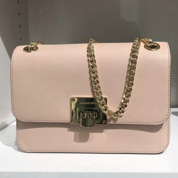 Michael Kors Handbags - Michael Kors Tina Shoulder Bag Pink